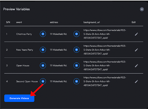 Preview Variables