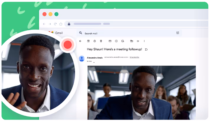 Vidyard video in email