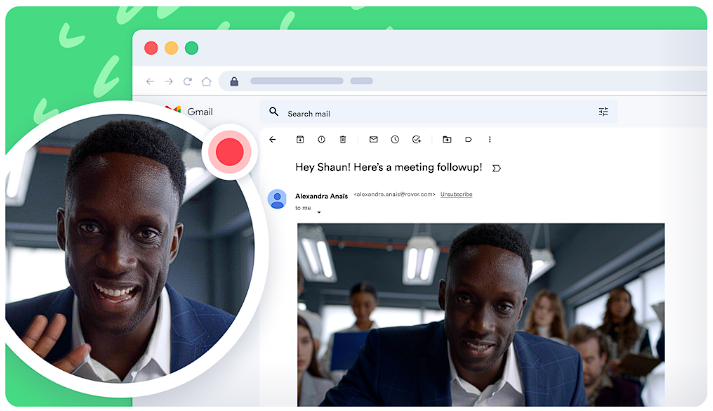 Vidyard video in email