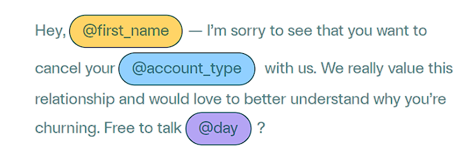 Customer support teams can use personalized videos to reduce churn rates.