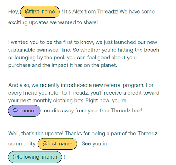Dynamic video transcript used to make personalized videos with Tavus