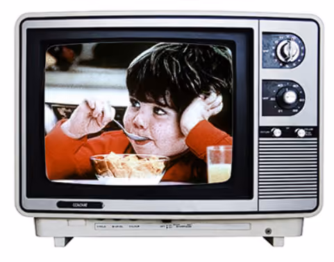 A retro cereal commercial
