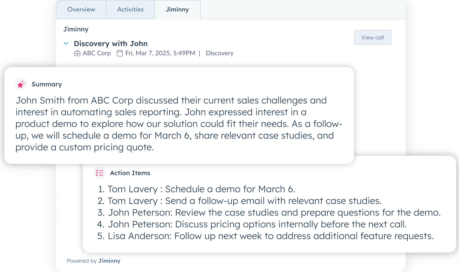 HubSpot_App_Summary&Actions_example
