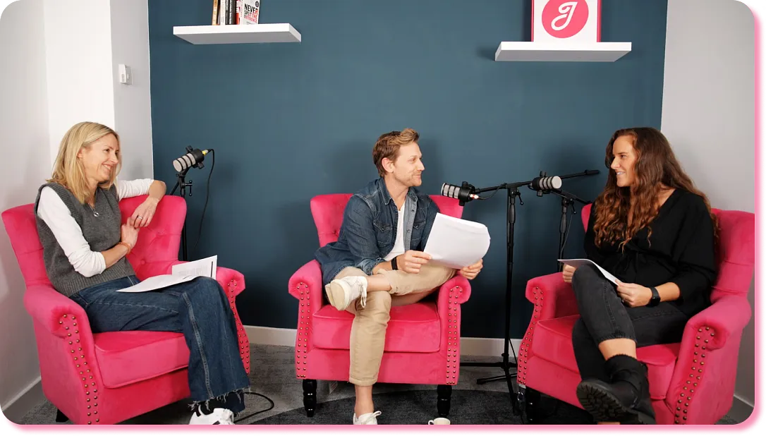 Image of Aly Read podcast recording