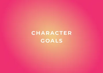 How to set character goals in sales coaching