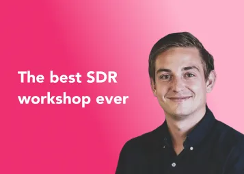 Chris Ritson's workshop on SDR strategies for success