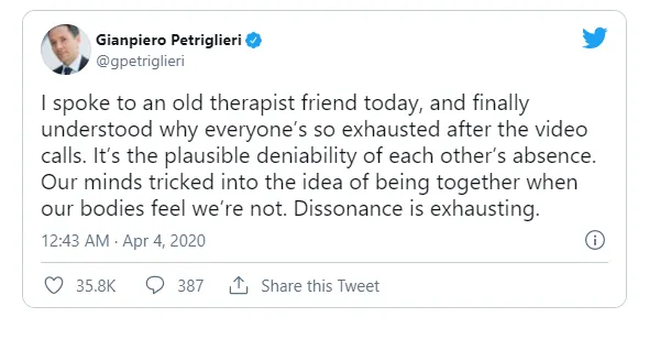 Image showing screenshot of tweet