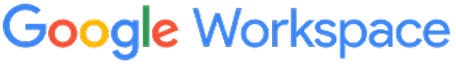 Google Workspace logo with colorful Google letters followed by blue Workspace text.