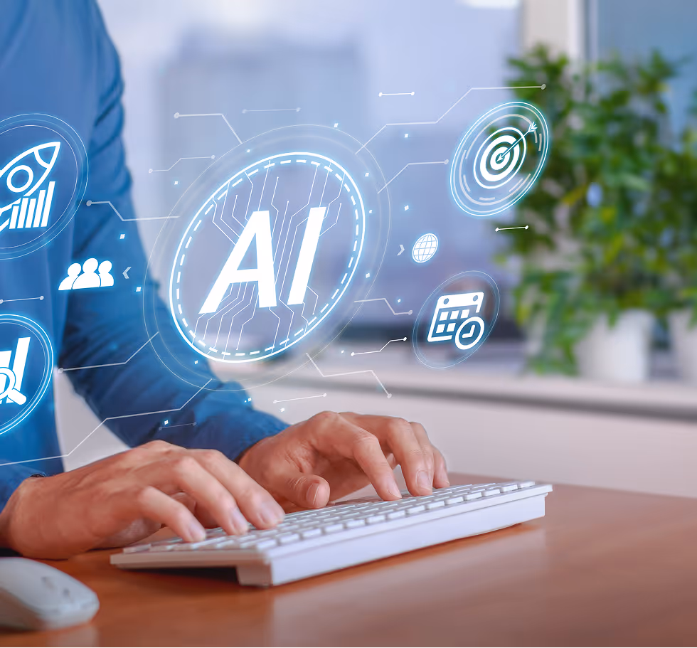 Person Using Ai for financial plannings