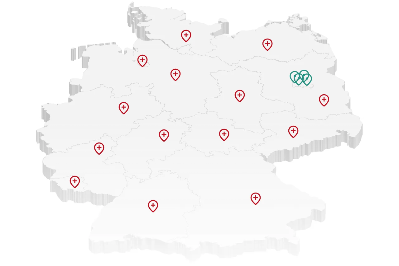 Karte von Deutschland