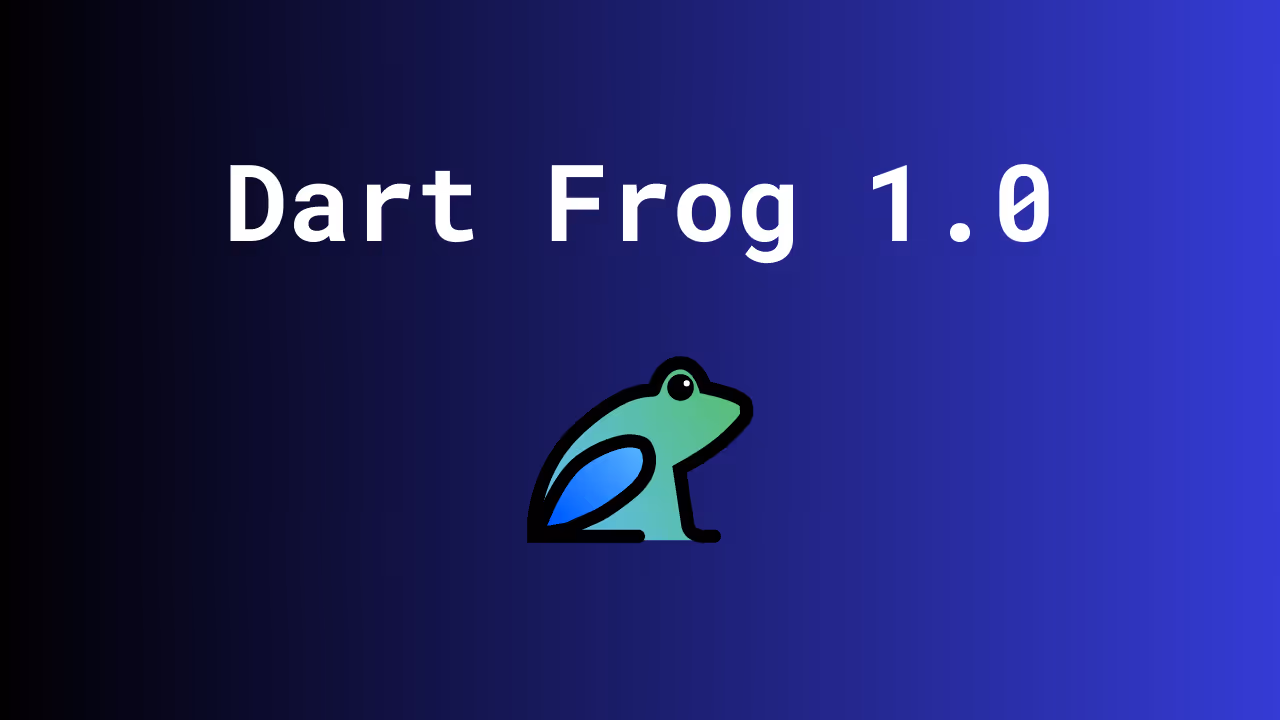 Dart Frog 1.0 is here! 🎉