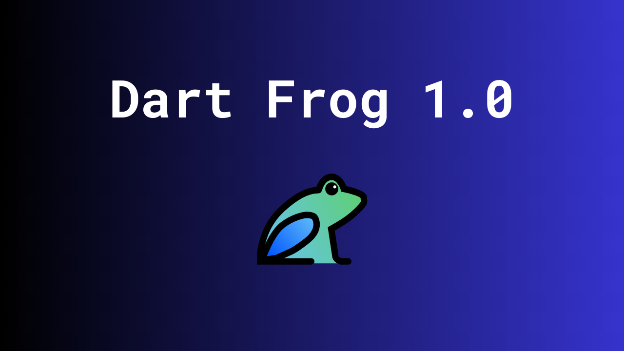 Dart Frog 1.0 is here! 🎉
