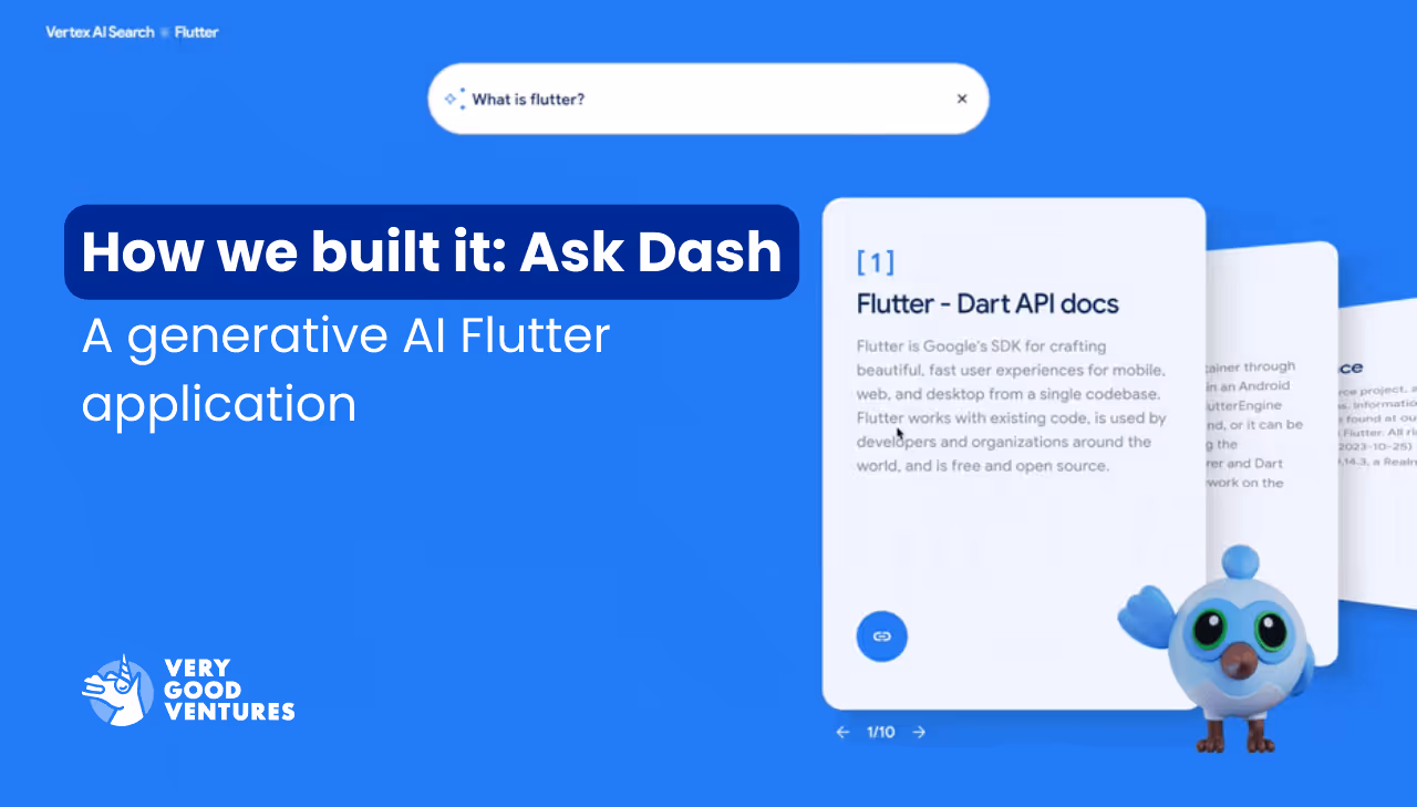 How we built it: Ask Dash - A generative AI Flutter application