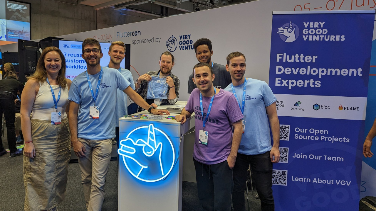 Very Good Ventures goes to Fluttercon 2023