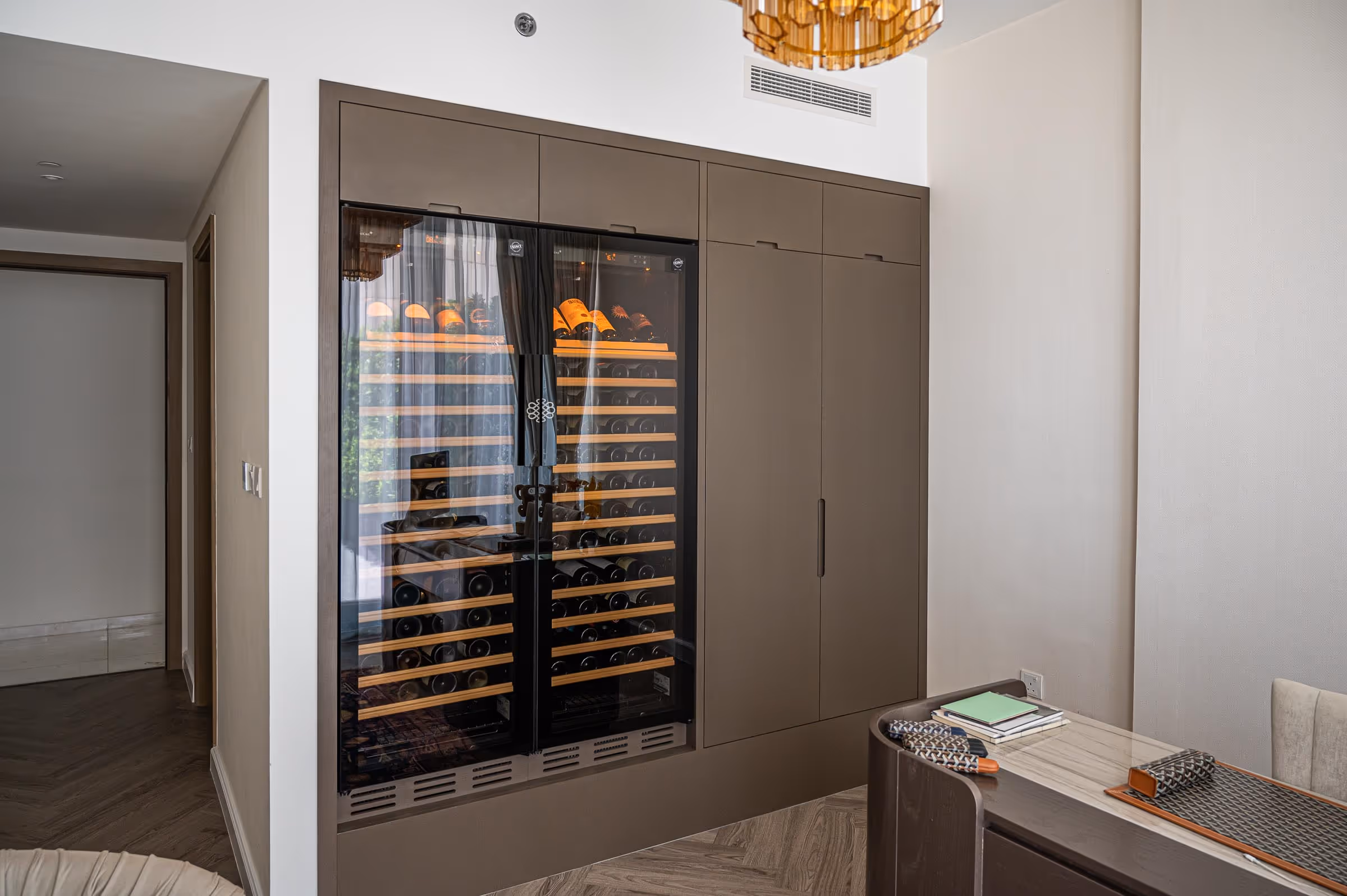 Home Office Transformed Into A Stunning Wine Haven