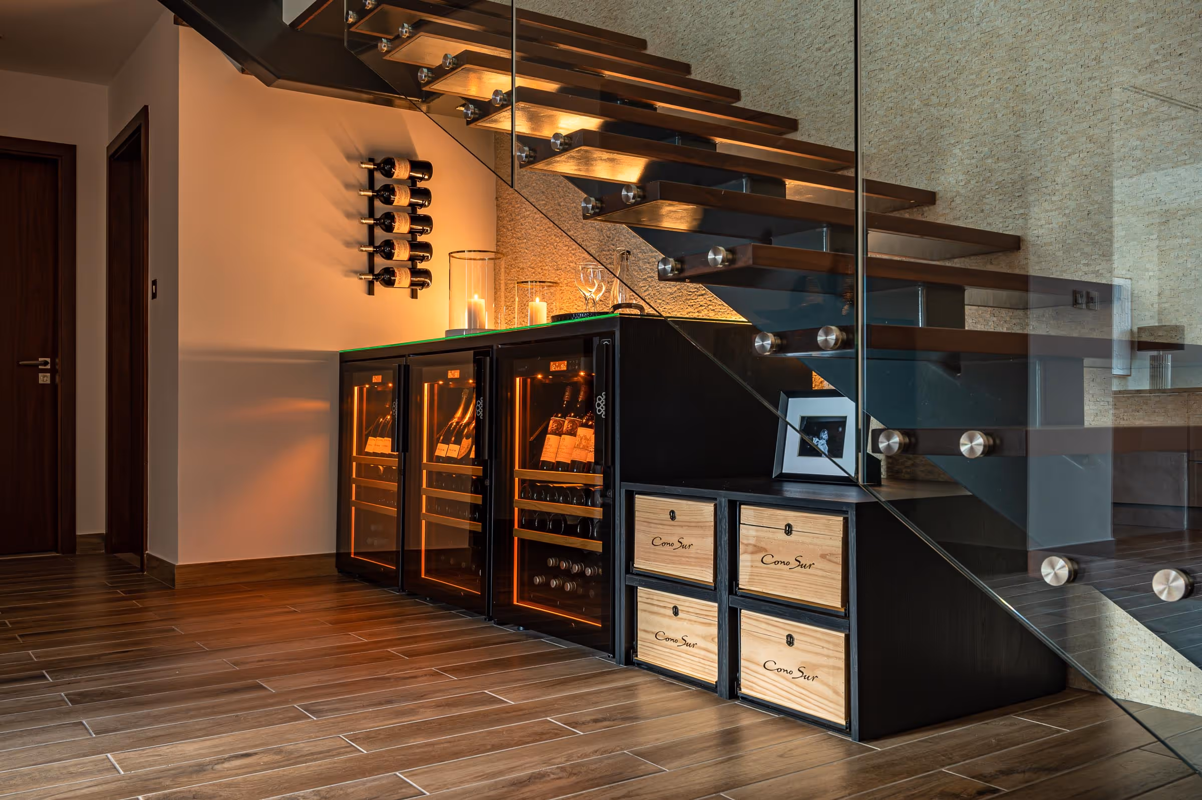 Under Stair Wine Cabinets