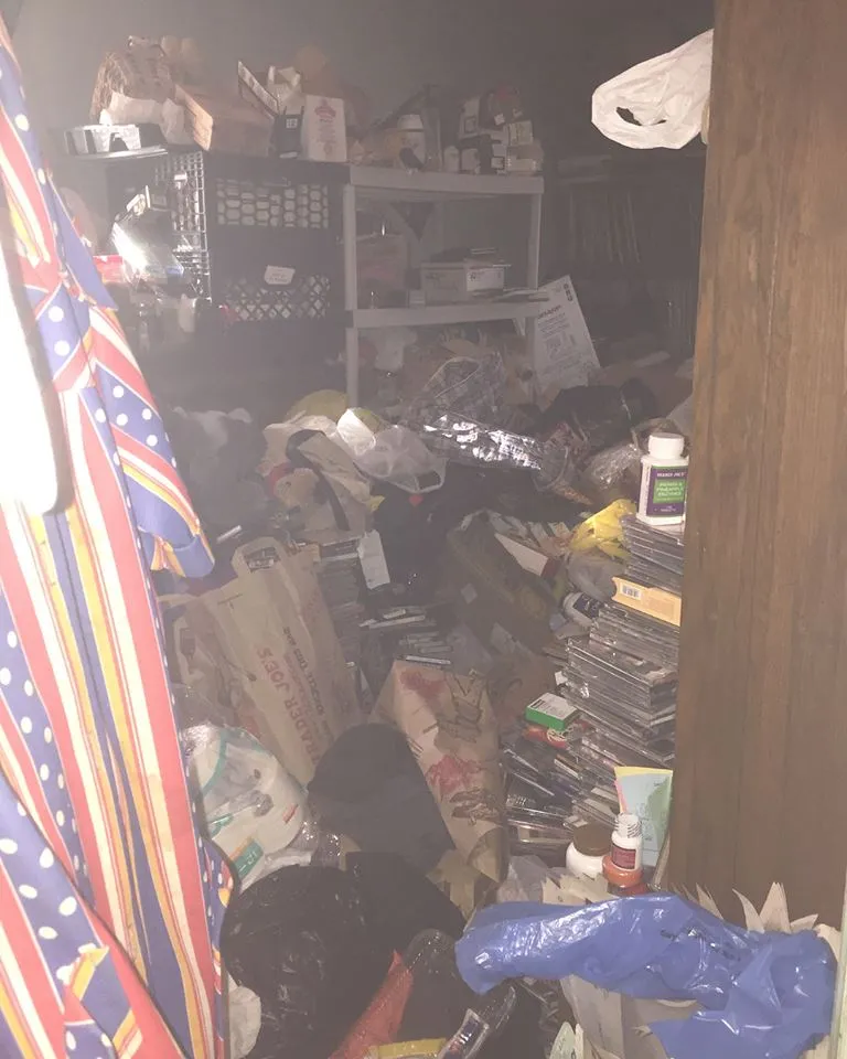 room before cleaning