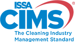 The logo for the cleaning industry management standard.