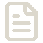 Icon of a document with a folded corner and three lines representing text.