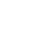 White map location pin icon on black background.