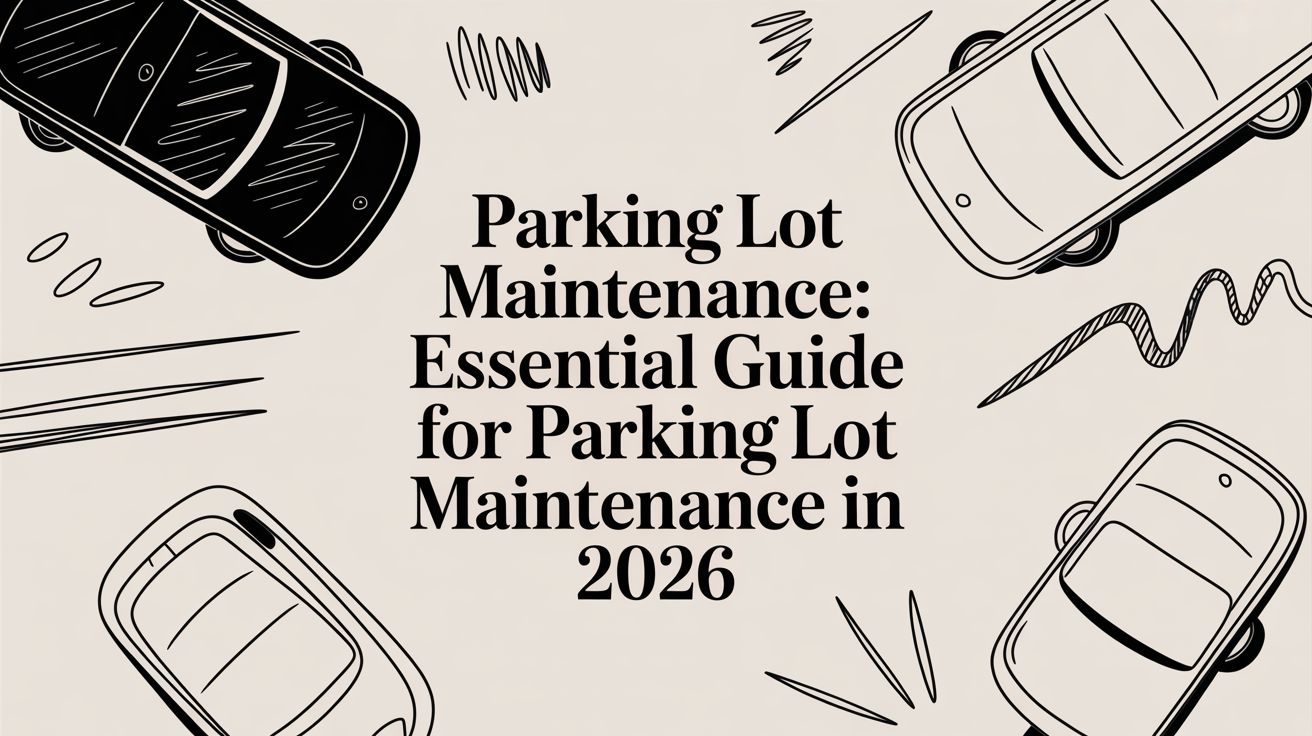 Parking Lot Maintenance: Essential Guide for parking lot maintenance in 2026