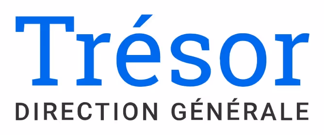 Logo of Trésor Direction Générale in blue and black text.