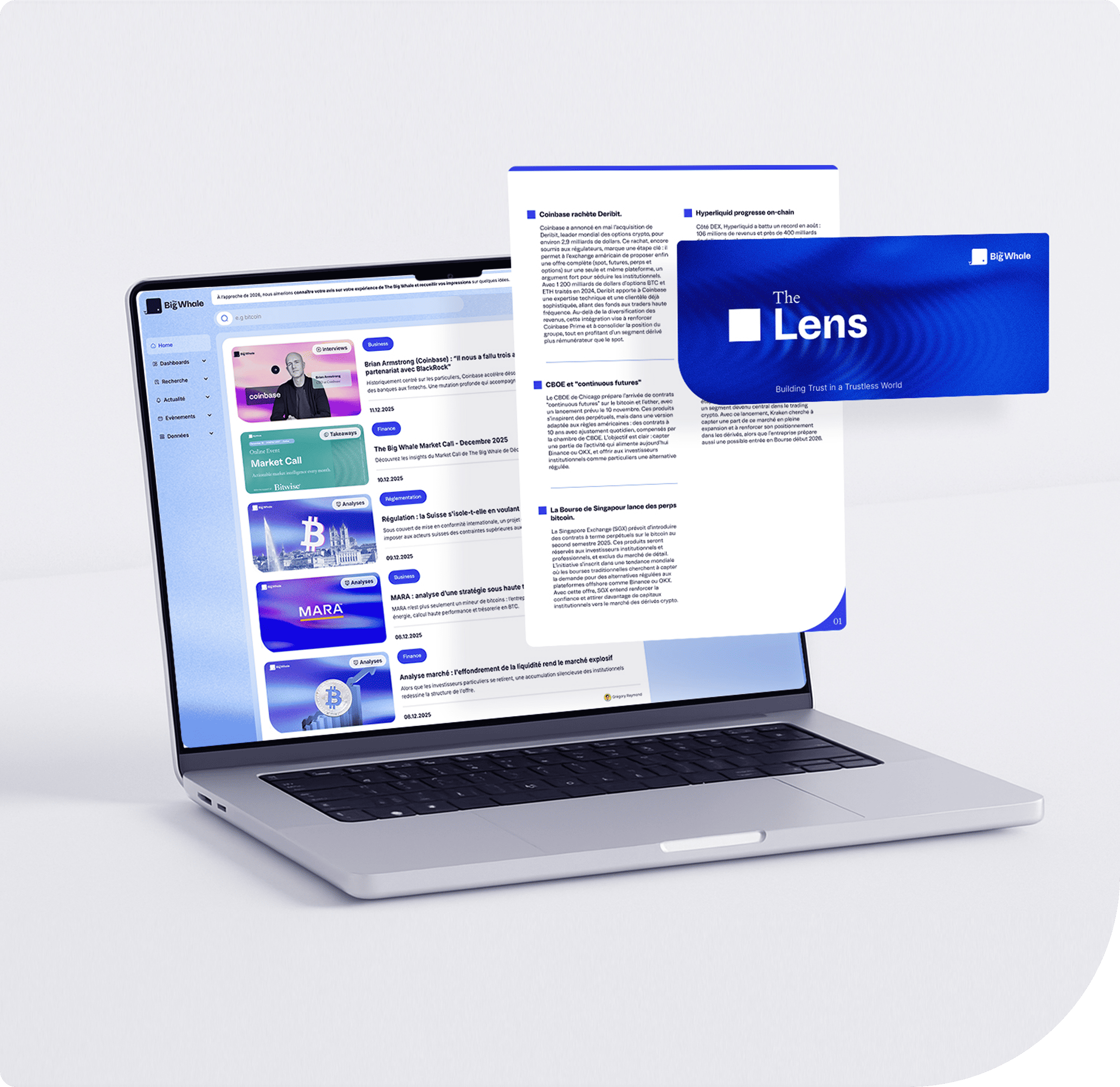 The Big Whale : intelligence de marché sur les actifs numériques