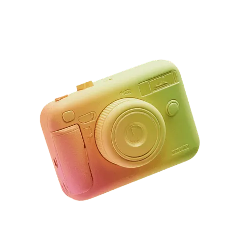 A 3D camera icon