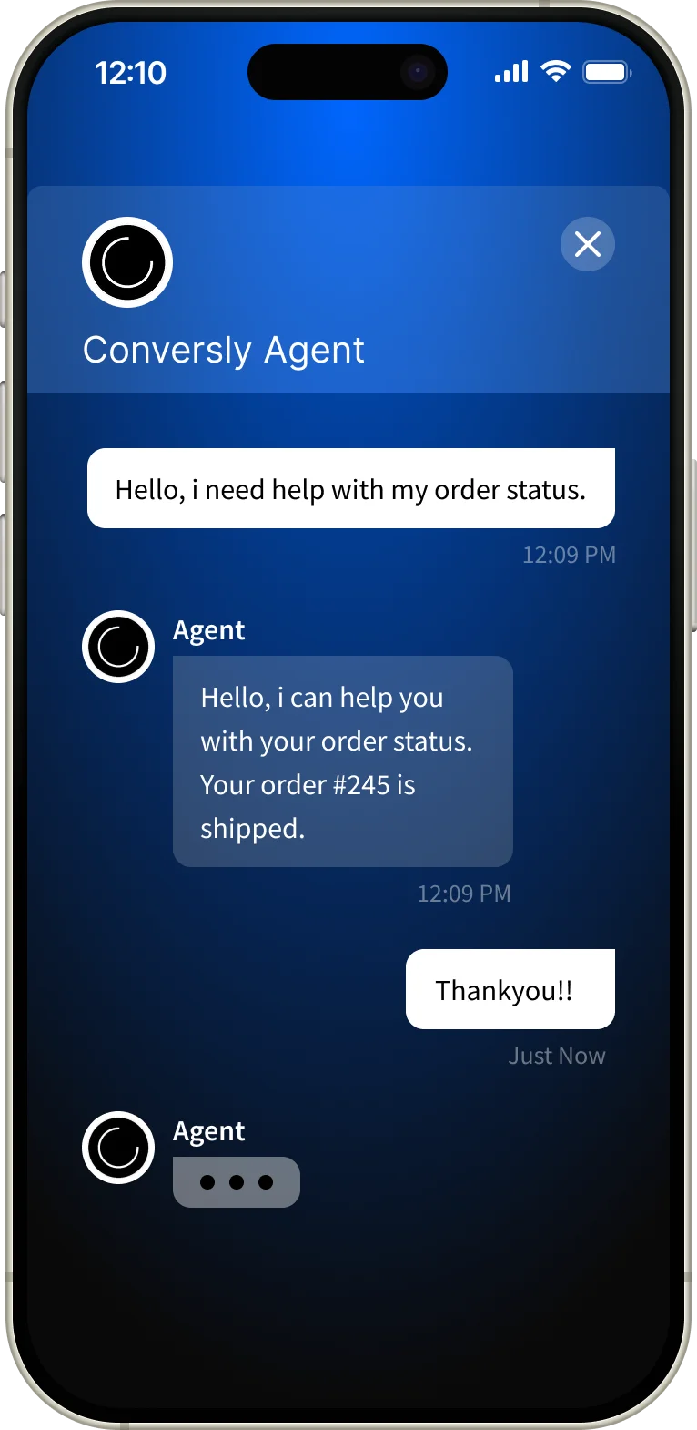 video agent conversly