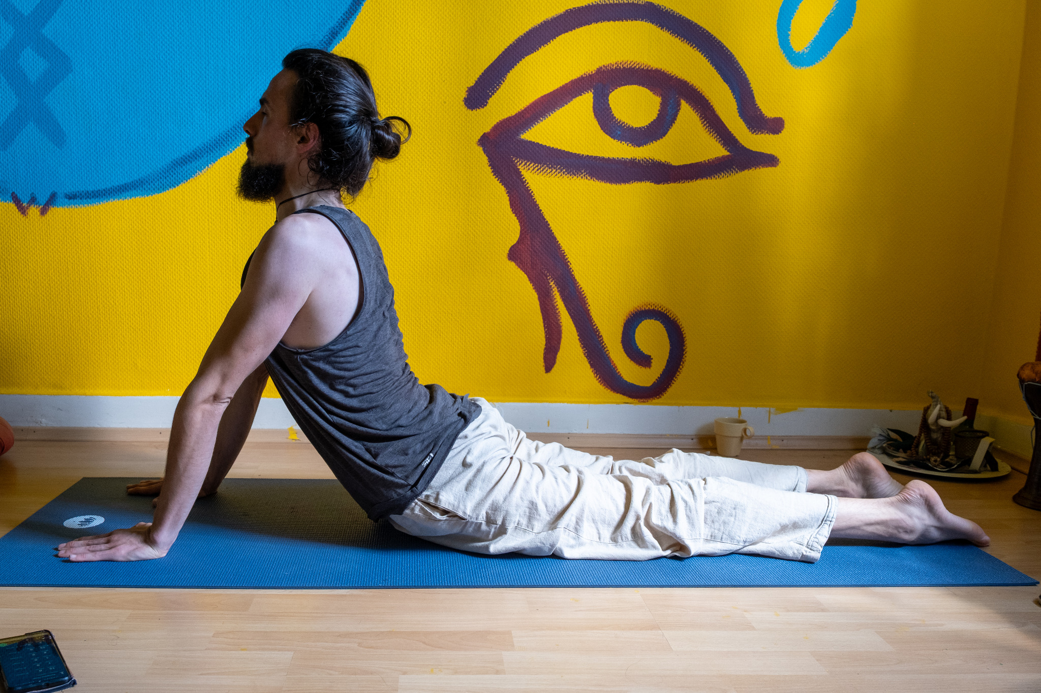 [background image] yoga studio interior