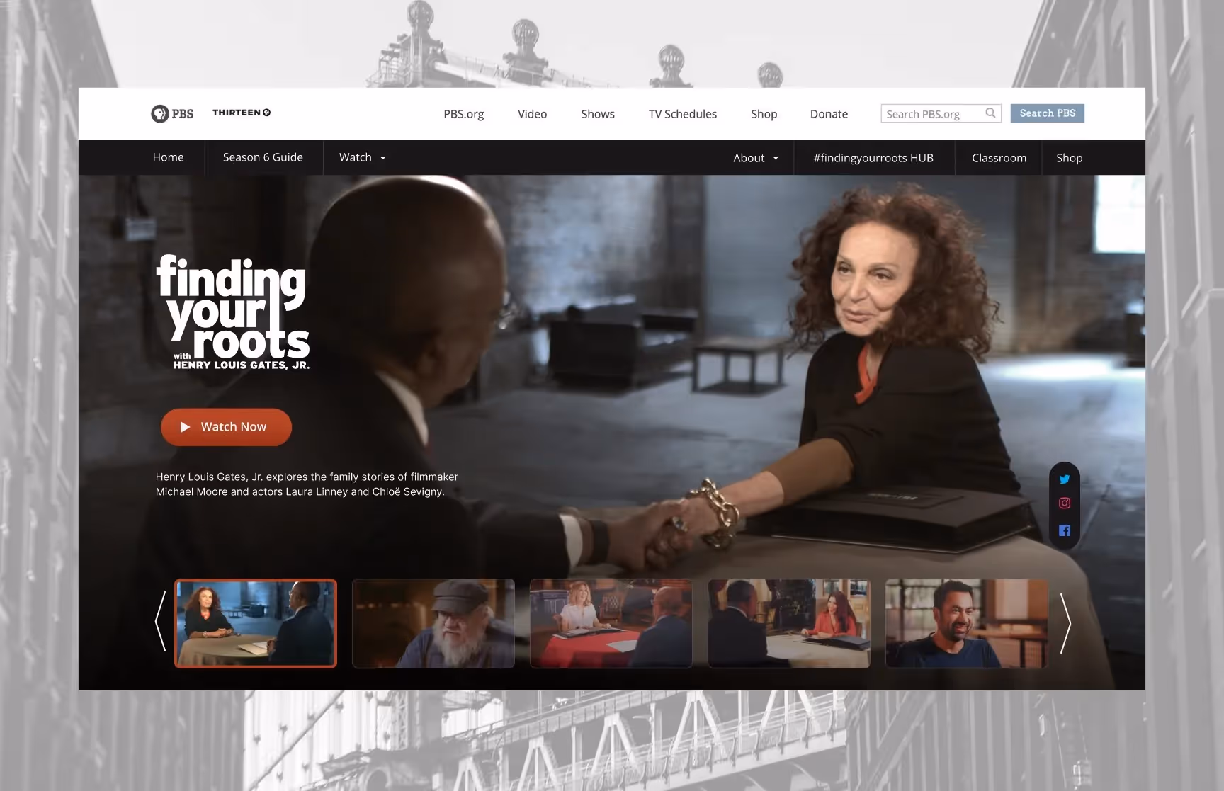 WETA - Finding Your Roots