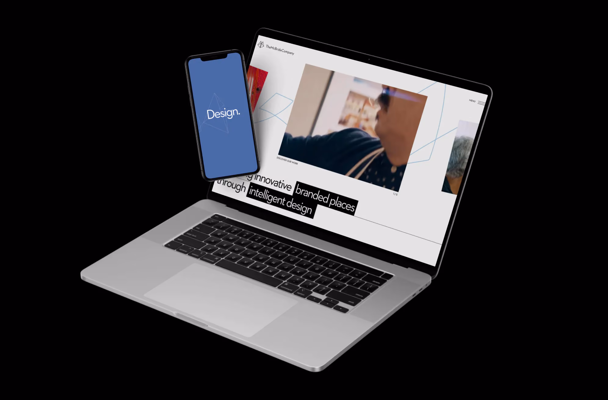 The McBride Company website design, screen 2 of 6