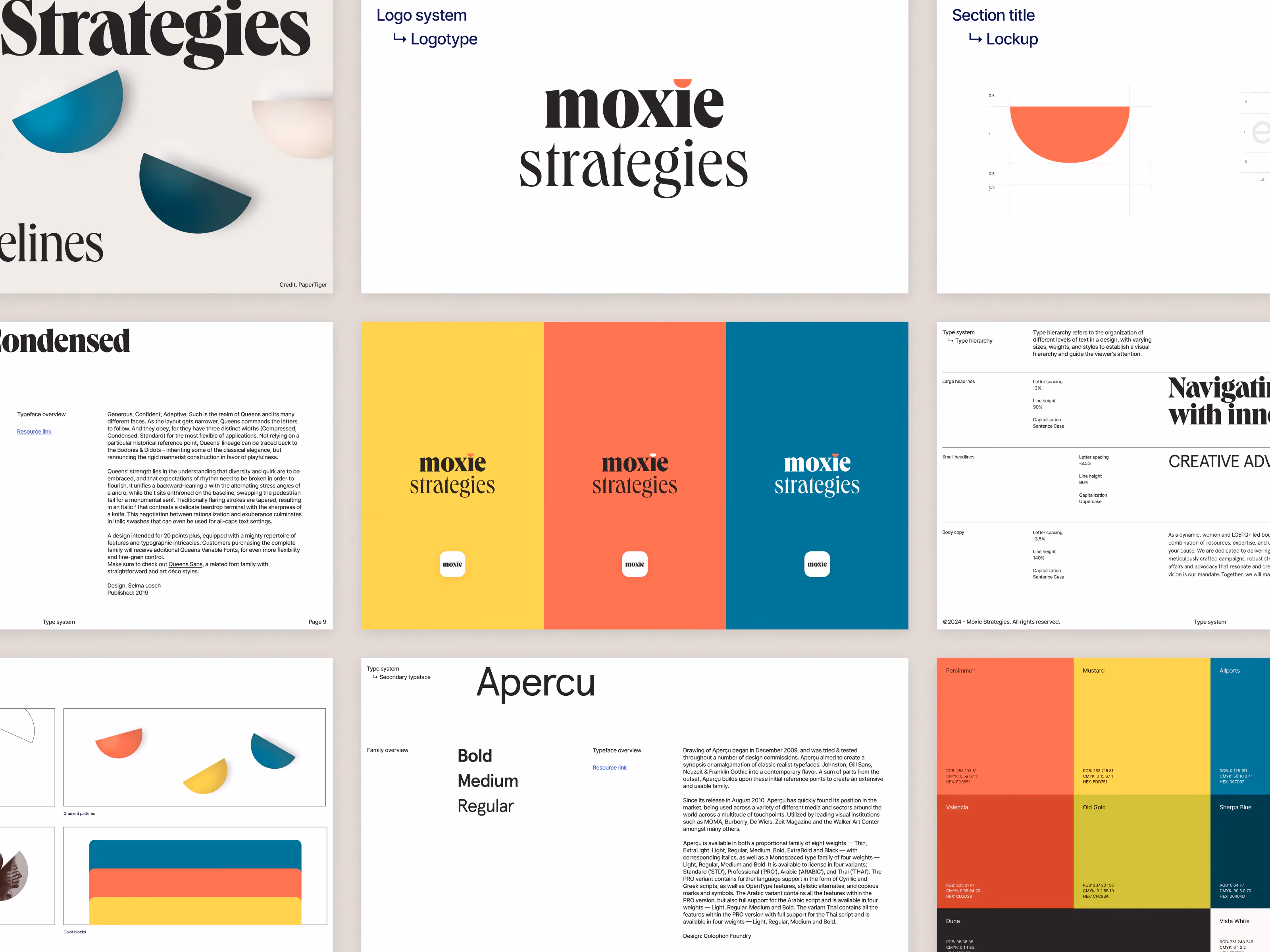 Moxie website design, screen 3 of 4