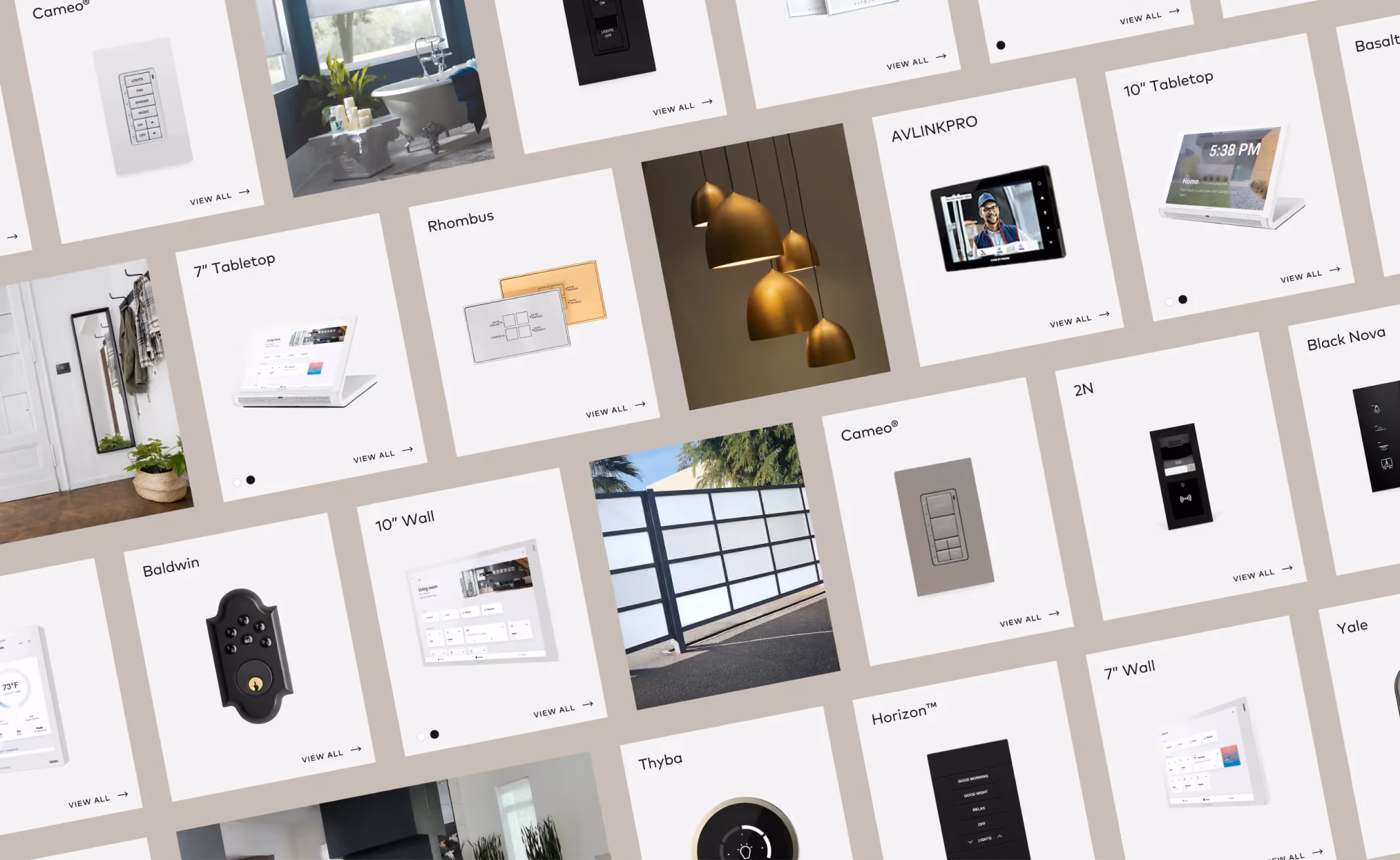Crestron Home website design, screen 7 of 9