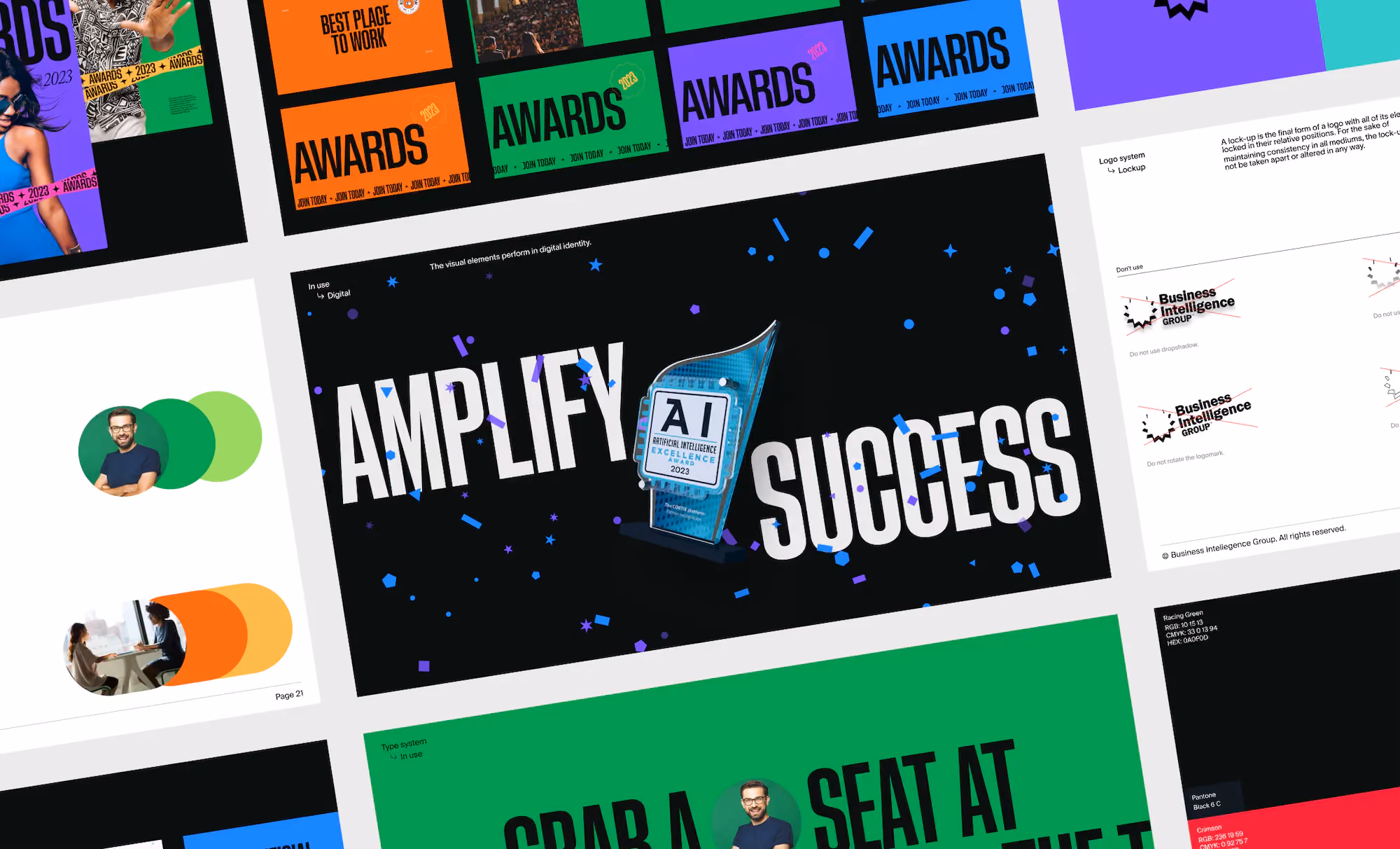 Business Intelligence Group website design, screen 6 of 6