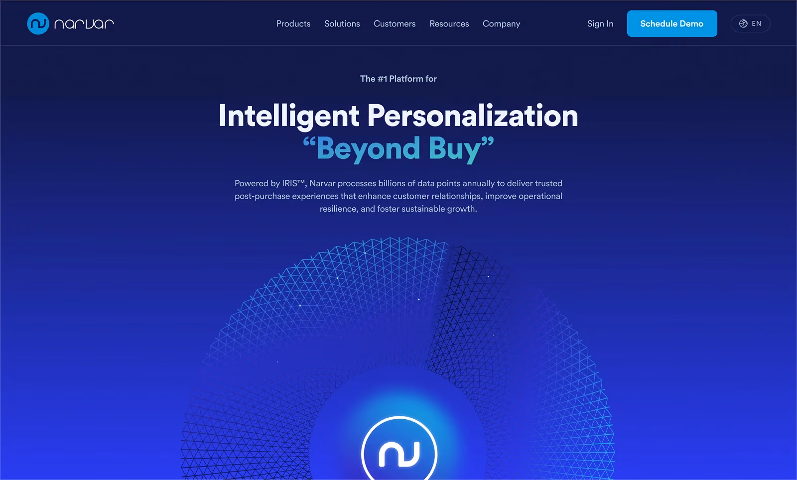 Narvar website