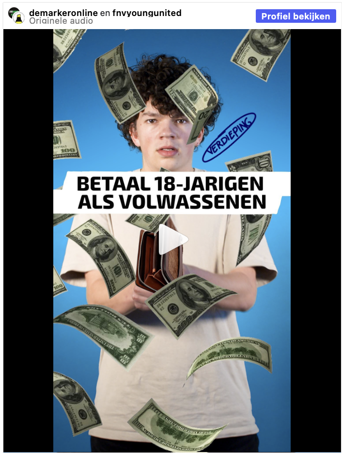 BNNVARA-item over het jeugdloon