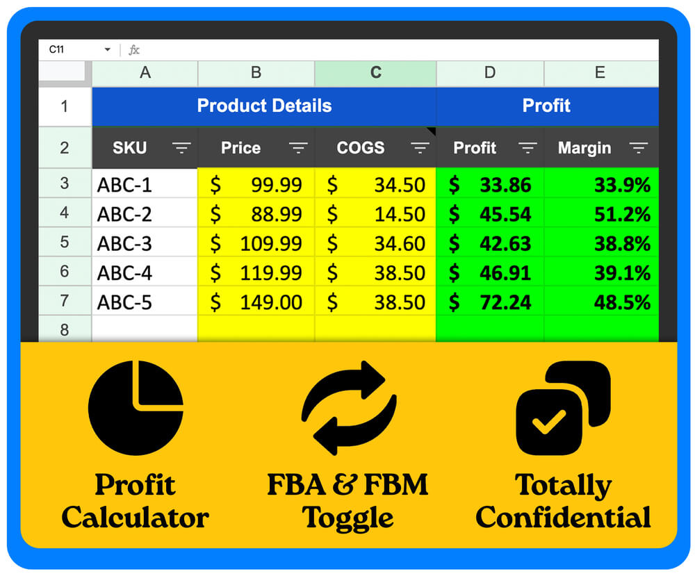yourProfit amazon calculator