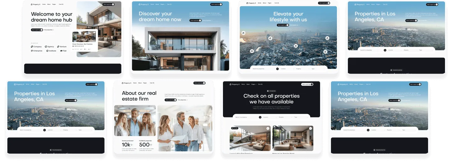 Property X - Buy Now On Webflow Banner - Real Estate Webflow Template