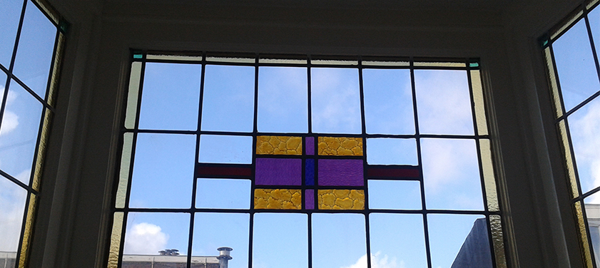 Renovatie glas-in-lood