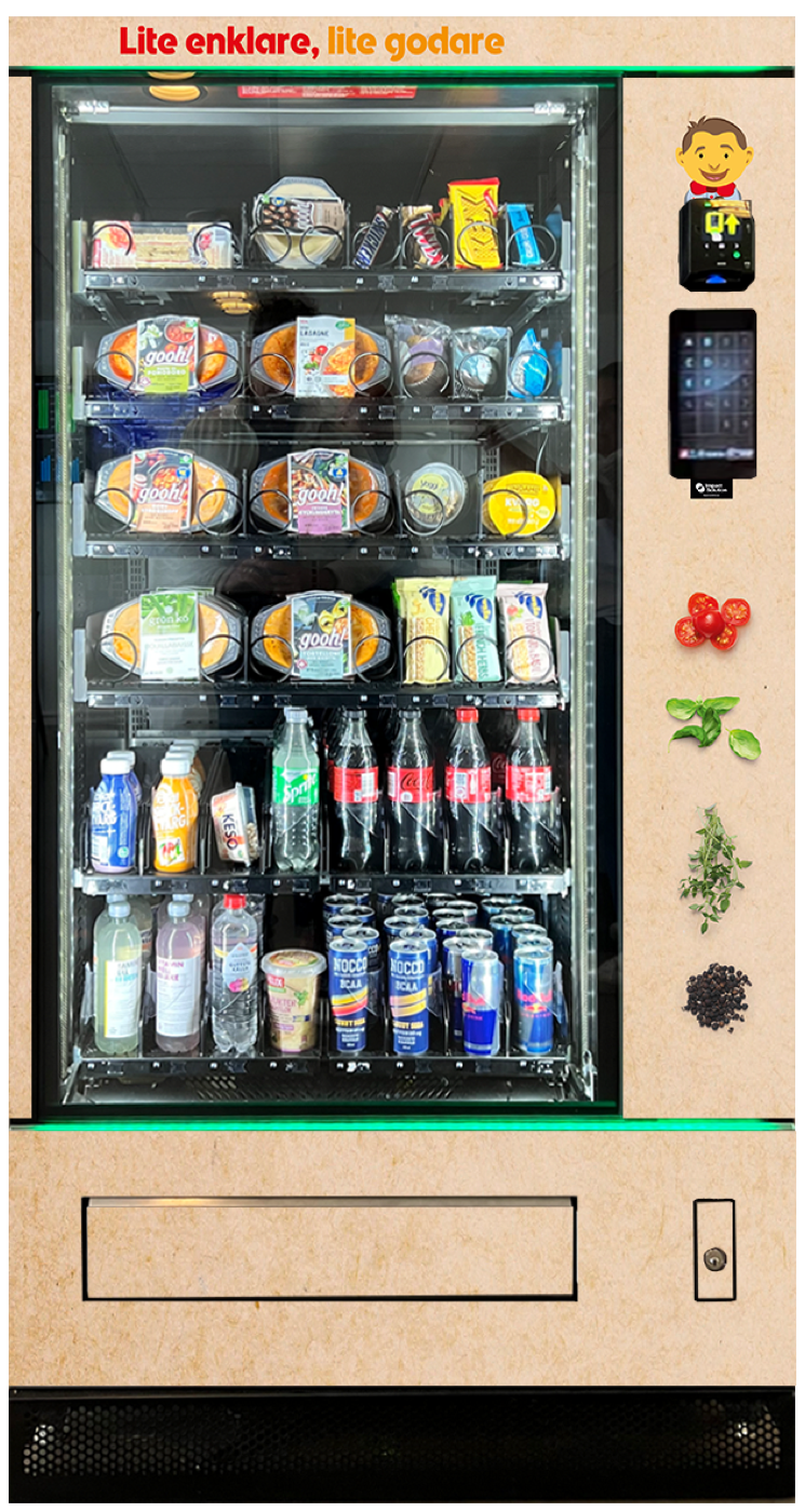 Varuautomat för mat