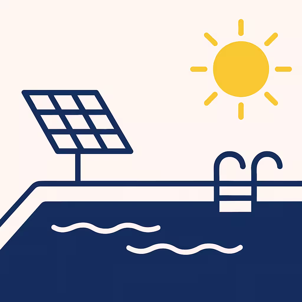 Piscine chauffée au solaire : comment profiter d’une eau chaude sans exploser sa facture cet été ?