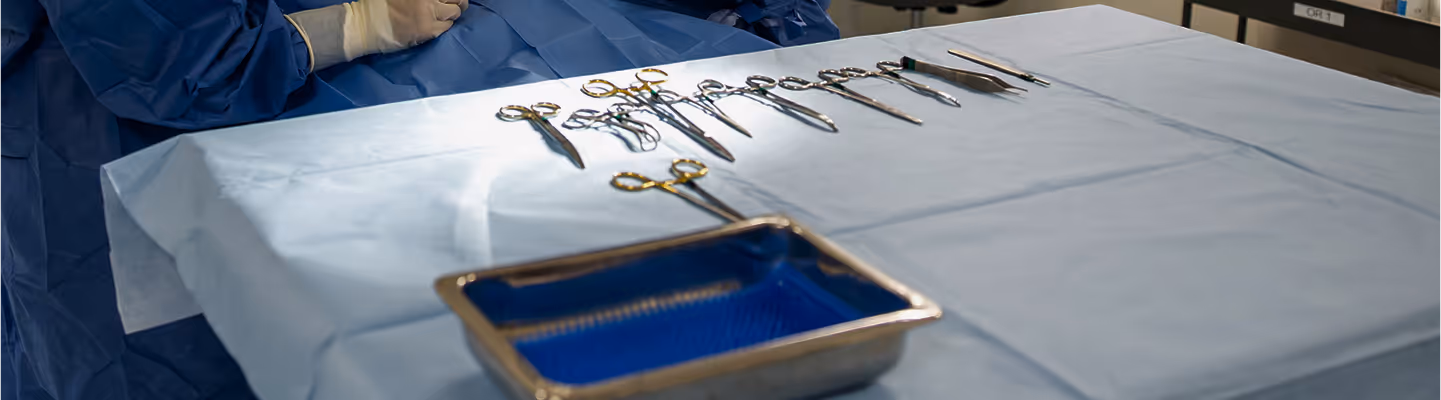 scissors on the table