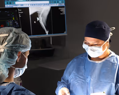 doctors at surgical procedure