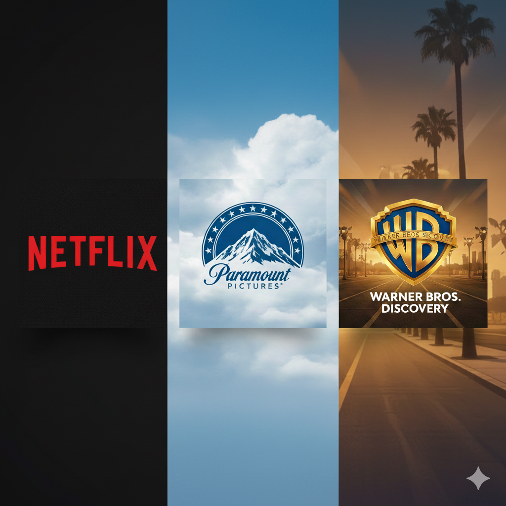 Netflix, Paramount e Warner Bros. Discovery: como a guerra de lances muda o futuro da Creator Economy
