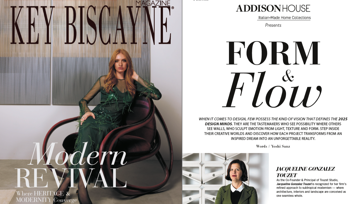 Key Biscayne Mag - "Form & Flow"
