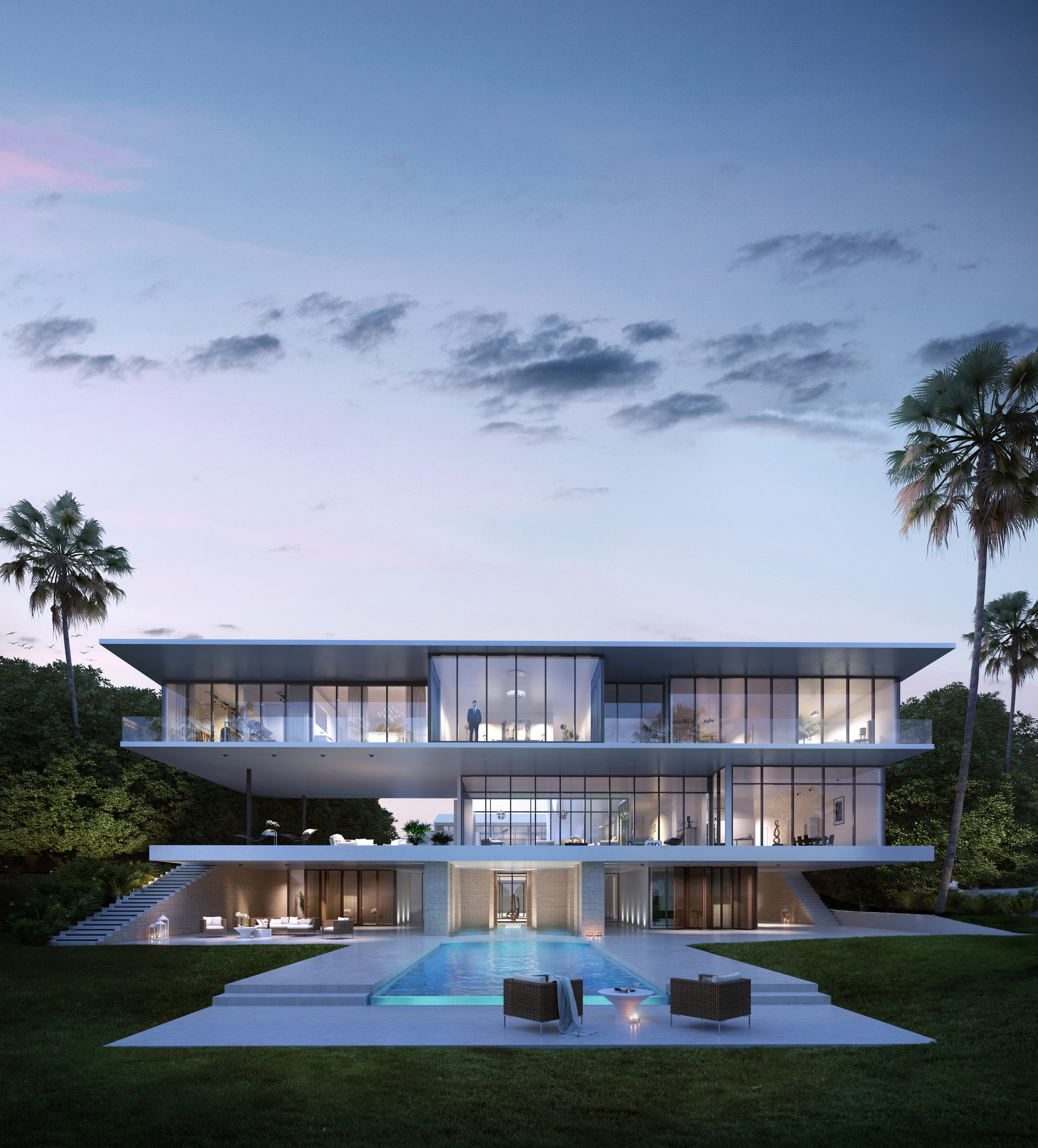 Casa M - Backyard Facade