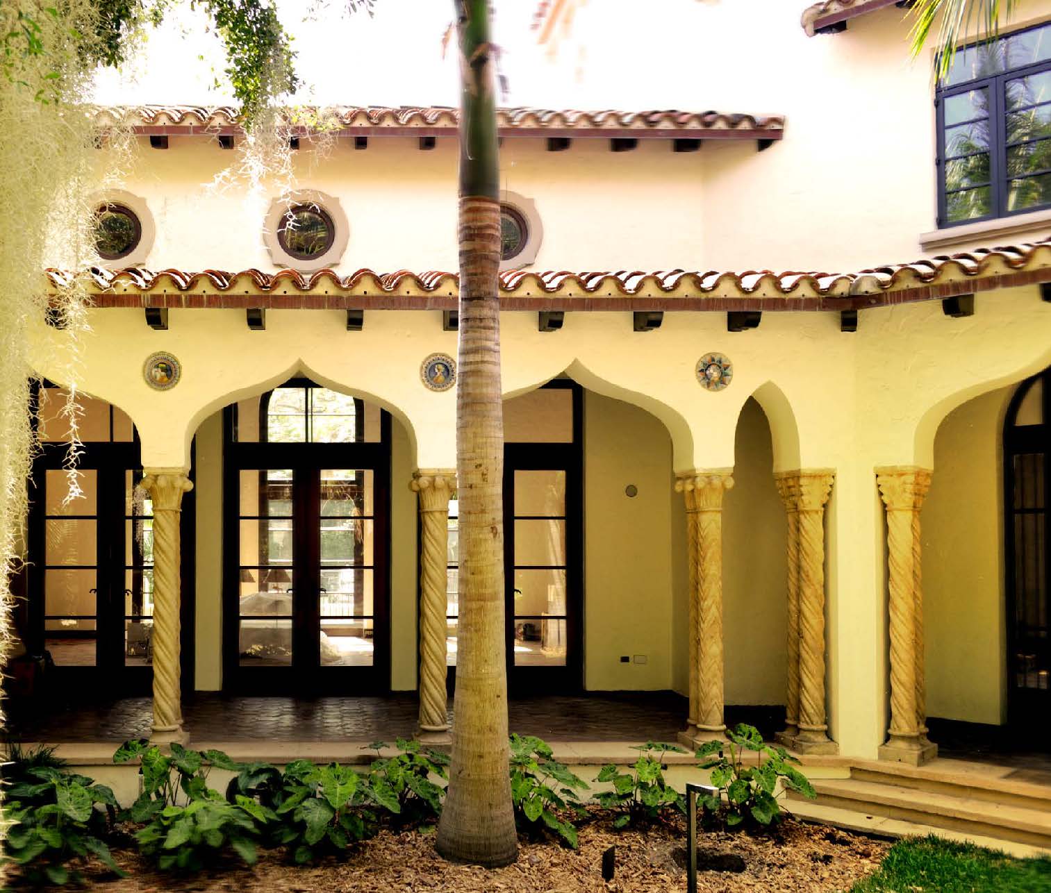 Pancoast Residence - Courtyard