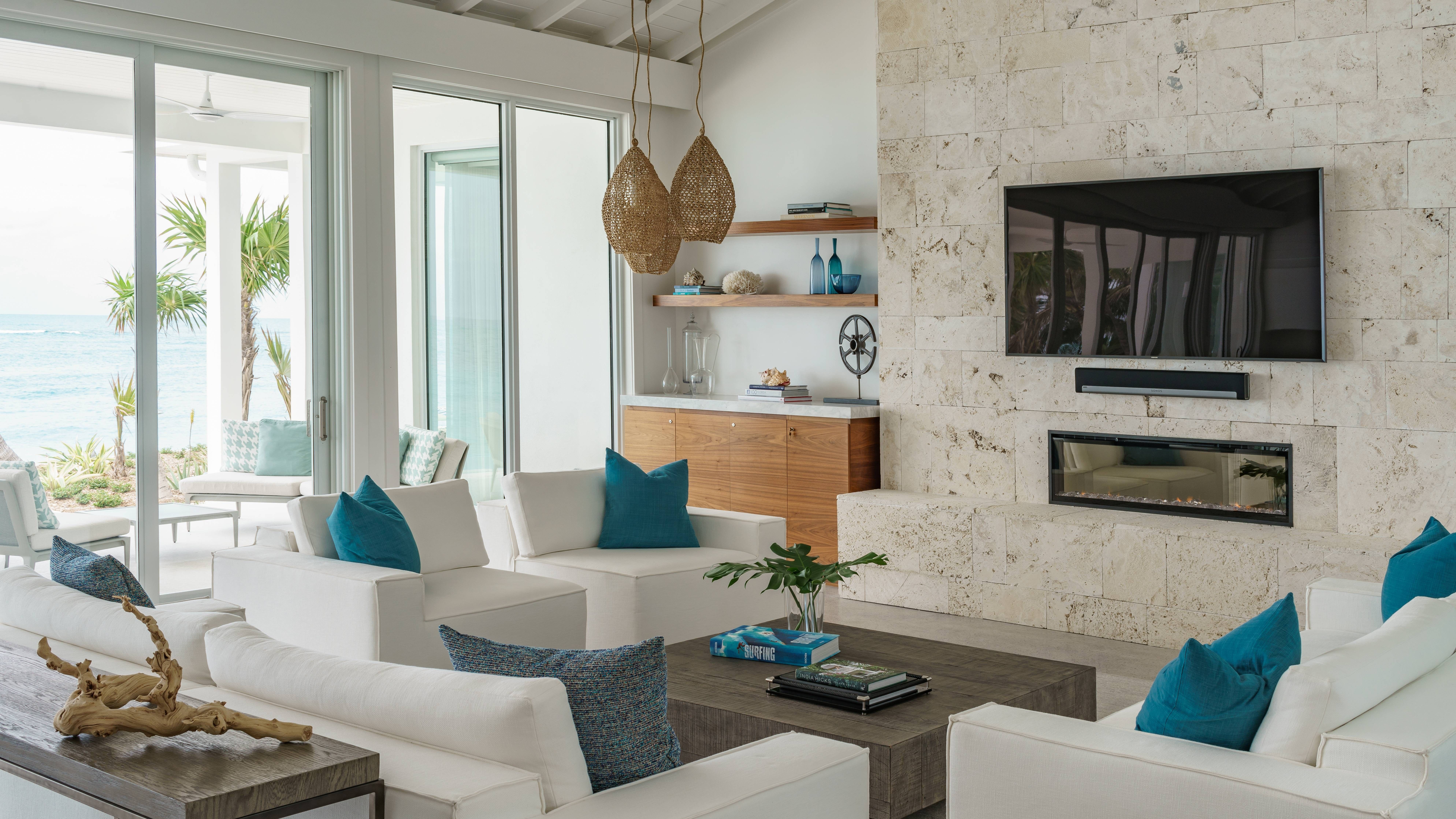 Cat Cay Residence Interiors - Living Area