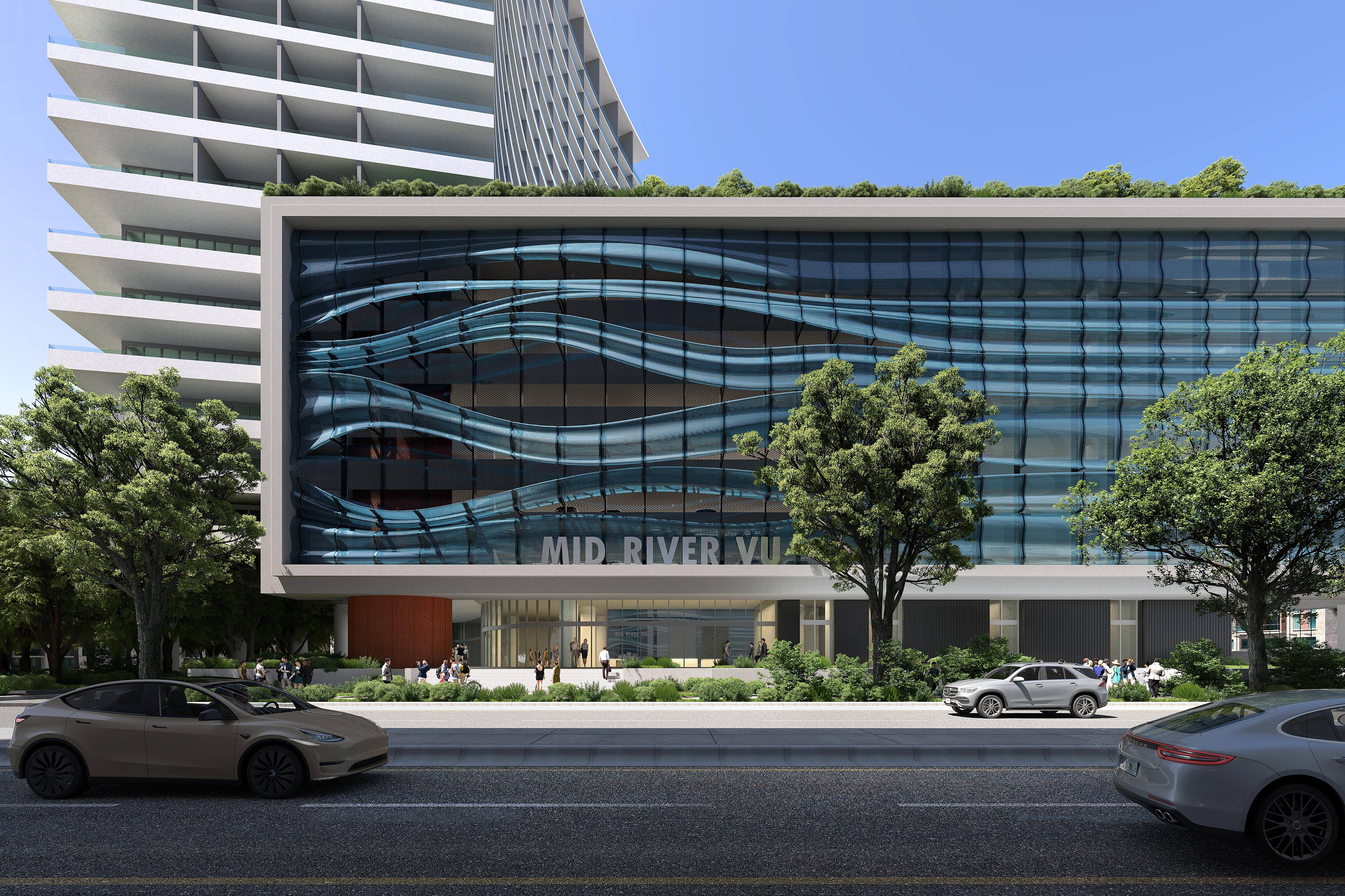 Mid River Vu - Facade
